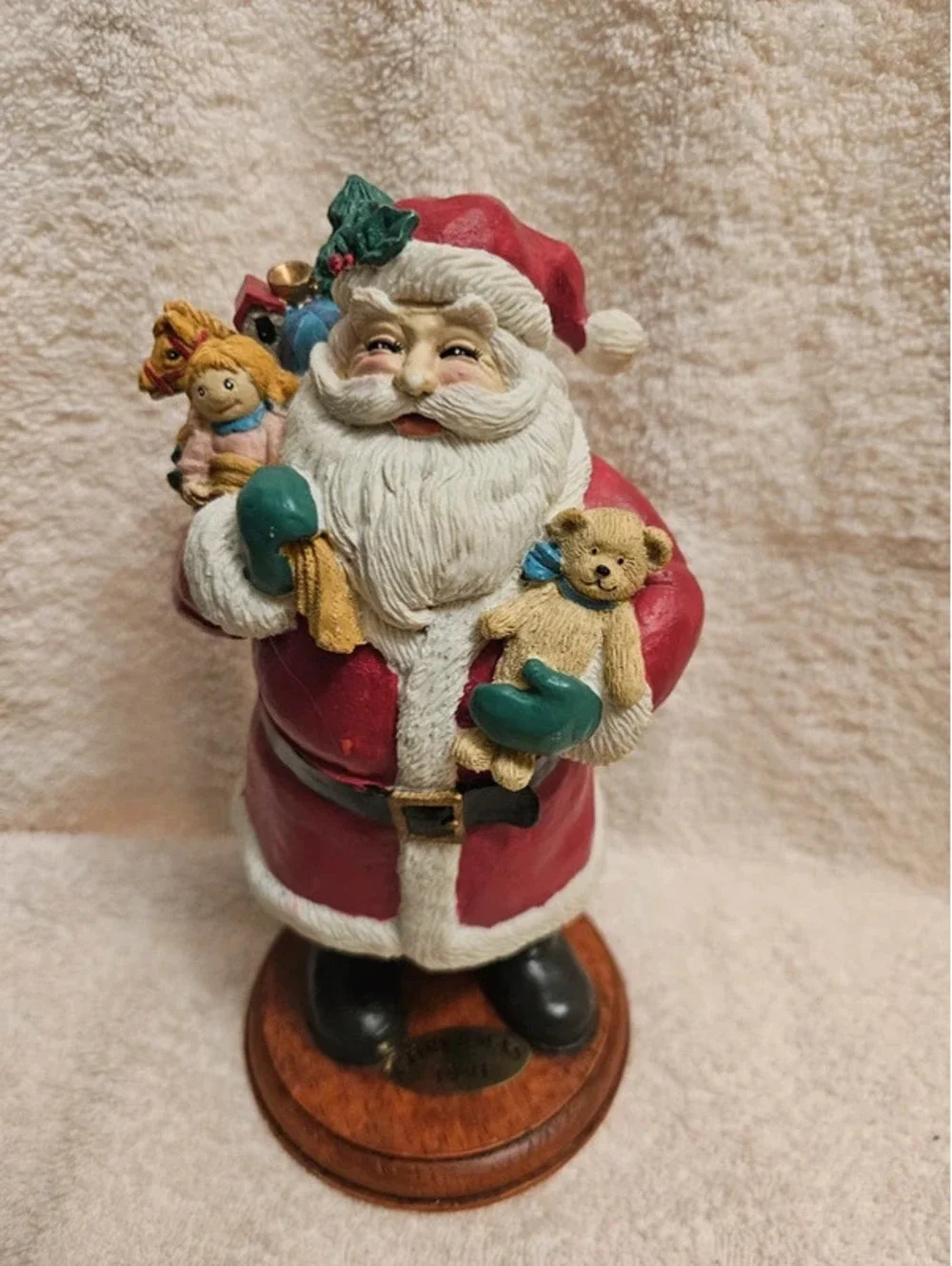Vintage Hallmark Christmas Eve 1991 Santa Figurine Willitts Designs 8